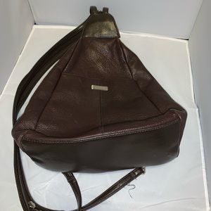 Liz Claiborne small leather backpack